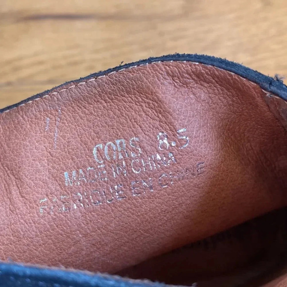 Jeffrey Campbell Cors Peep Toe Suede sz 8.5 black laces open front 3” heel NWOT - Picture 12 of 13